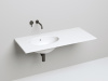Раковина из искусственного камня S-Stone Salini MAREA 1101209M 60х40 встраиваемая цвет белый без отверстий под смеситель